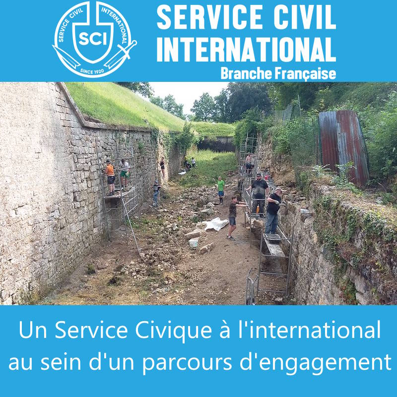 Service civique à l'international