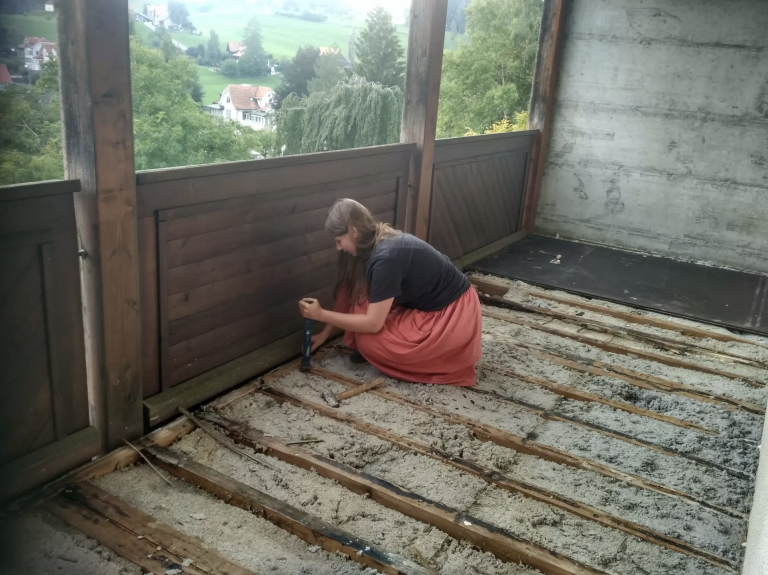 Iryna volontaire en Suisse : « Le travail, c’est l’amour en action »