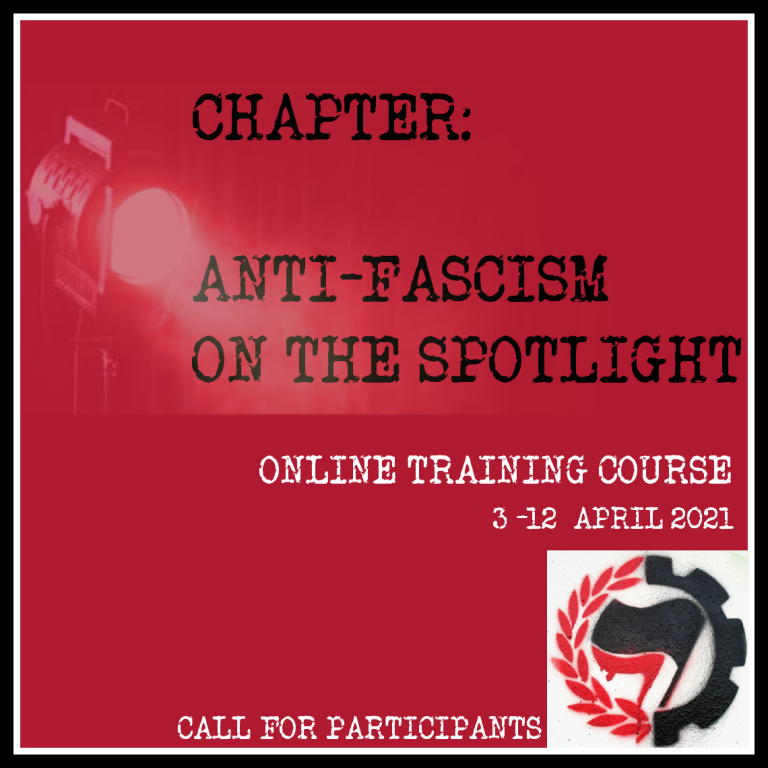 Nouvelle formation en ligne : Anti-Facism on the spotlight